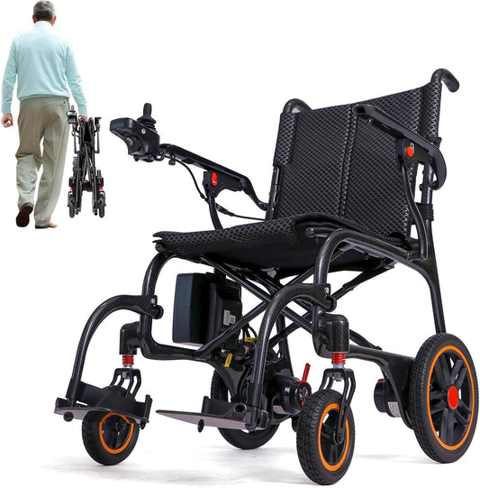 🚀 World's Lightest Electric Wheelchair – Only 29 lbs! Folds in 3 Secs ✈️ Airline Approved & 12+ Mile Range